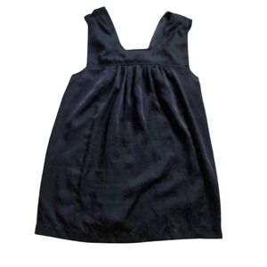 DKNY JEANS Black Sleeveless Top‎ Small Shell Twist Back Y2K Minimalist Basics